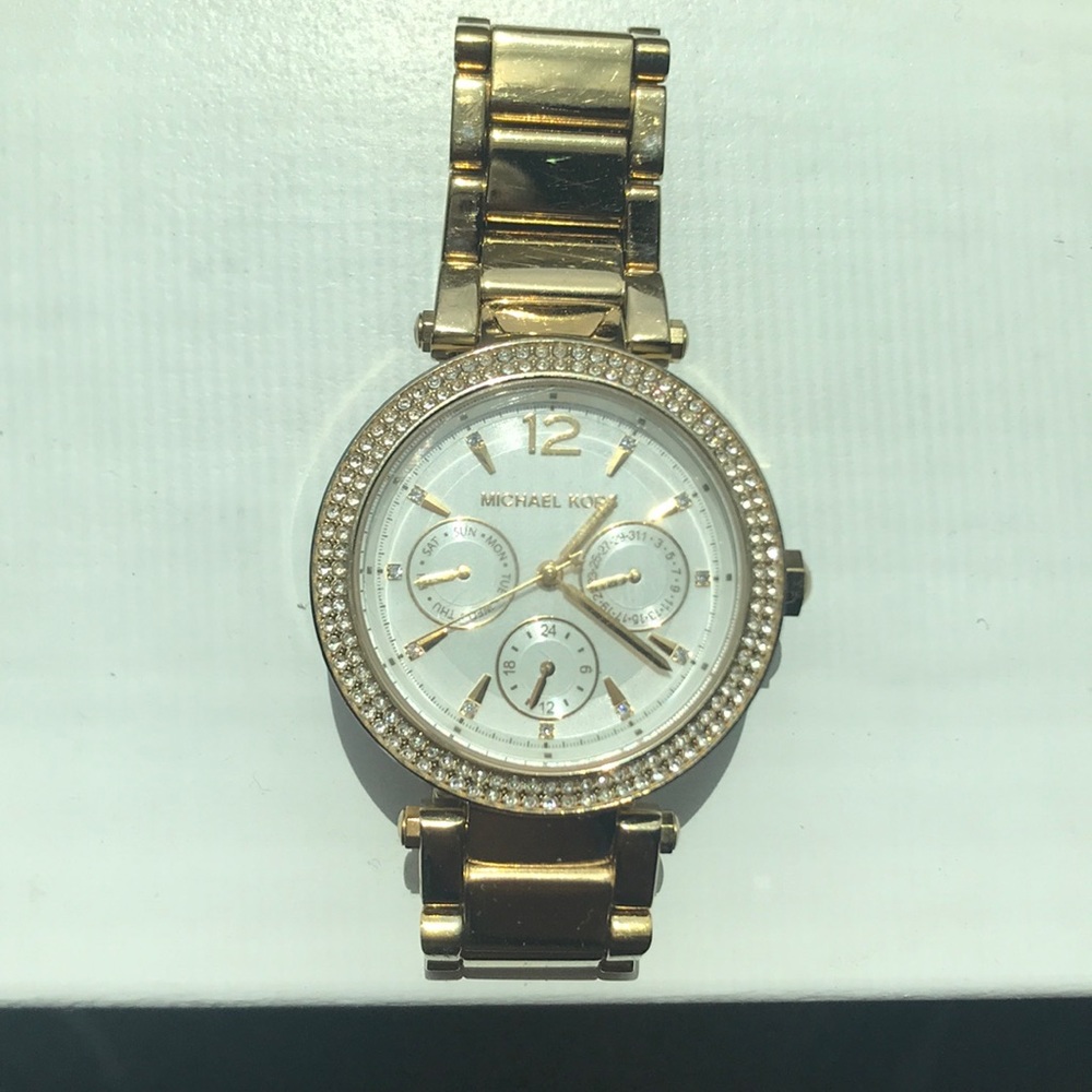 Michael Kors Parker Chronograph Gold-Tone Watch